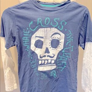Crazy 8 Cross the Coast Beware the Whale Kids Graphic Long Sleeve T Shirt Large